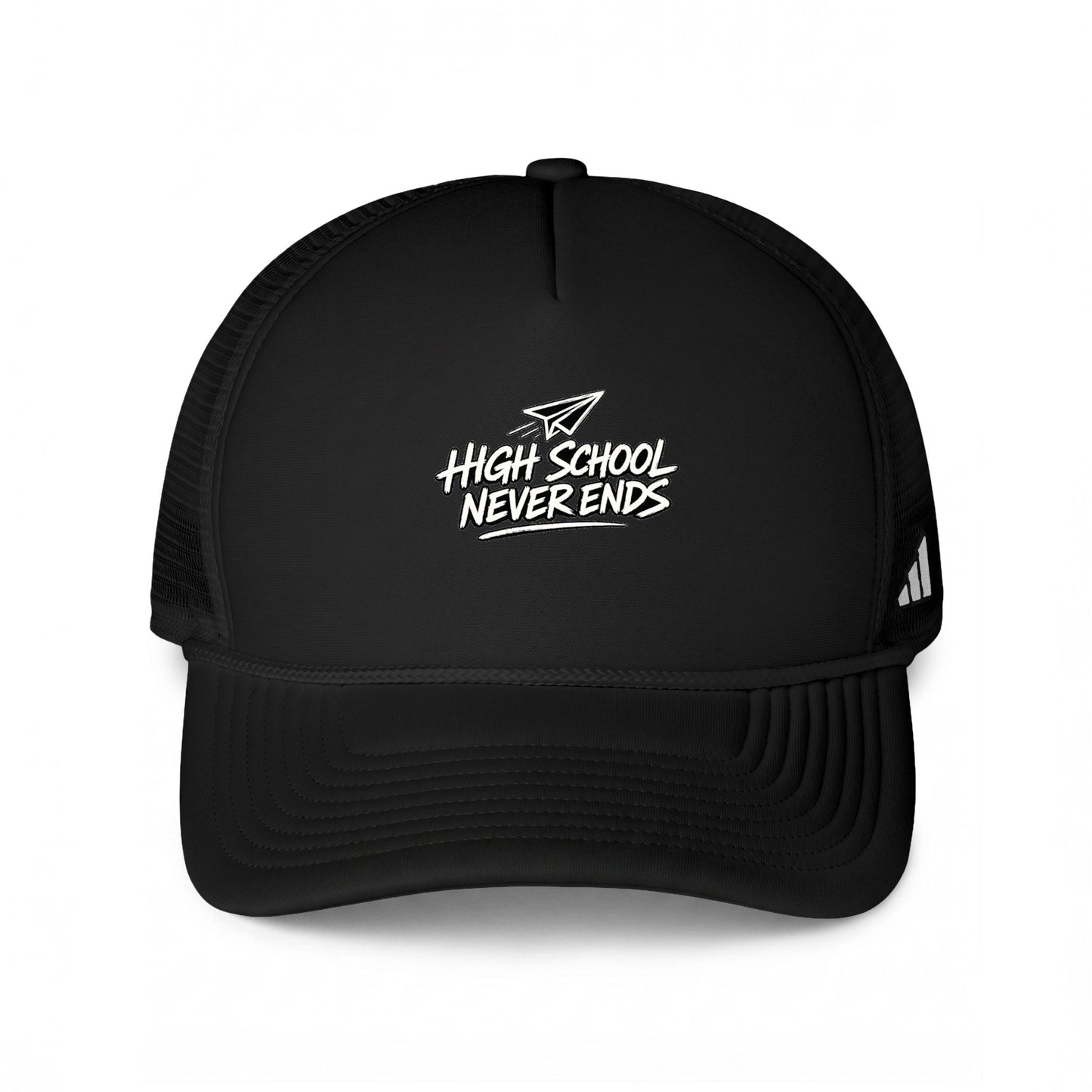 Adidas Trucker Cap — High School Never Ends